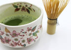 Japanese Traditional Mino Ware Handcrafted Mini Matcha Chawan Tea Bowl Cup Set With Chasen Bamboo Tea Whisk Ceremony Tableware Pottery (Shino Sakura) - Image 7