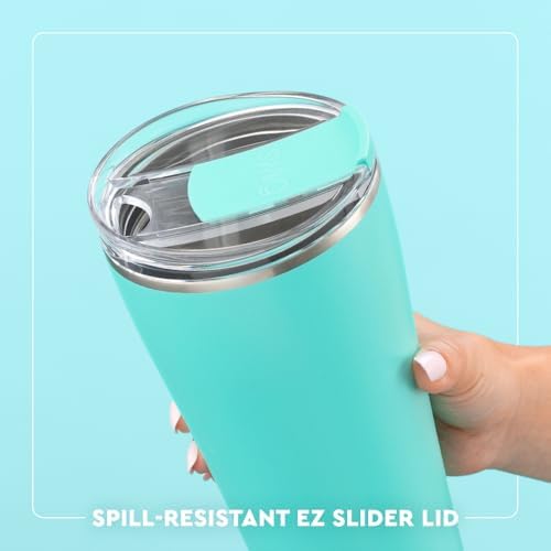Swig Life 32oz Insulated Tumbler with Lid, Flora Azul - Image 4