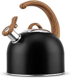 Harriet Whistling Tea Kettle, 3.1QT Food-Grade Steel Stovetop Teapot by Harriet