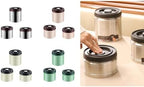Stainless Steel Airtight Coffee Container Storage Canister Sealed Jar Food Organizer Kitchen Vacuum Box Bean Cans Decor Storage Canisters - Image 2