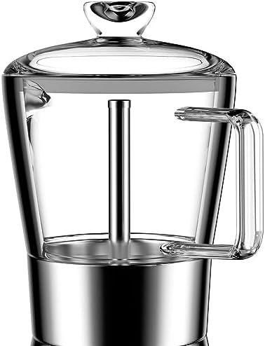 Moka Induction Stovetop Espresso Maker Italian Coffee Maker Glass-Top & Stainless Steel Espresso Moka Pot,Classic Italian Coffee Maker, 240Ml - Image 6