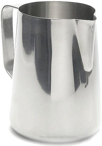 New 20 oz. Espresso Coffee Milk Frothing Pitcher, Stainless Steel, 18/8 gauge - Set of 12 by Unknown