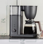 Café Specialty Drip Coffee Maker 10-Cup Glass Carafe, Hot or Iced, SCA - Image 2