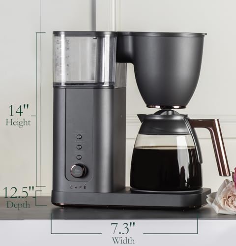 Café Specialty Drip Coffee Maker 10-Cup Glass Carafe, Hot or Iced, SCA - Image 2