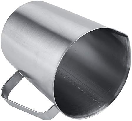 GOWENIC 2000ml Stainless Steel Measuring Cup, Large Milk Frothing Pitcher Jug for Latte Coffee Art,Steaming Pitcher for - Image 7