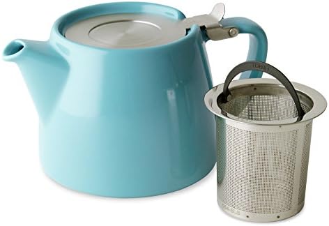 FORLIFE Stump Teapot with SLS Lid and Infuser, 18-Ounce, Turquoise - Image 2