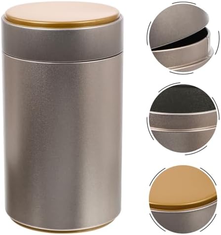 4pcs Metal Gift Tins Airtight Tea Canisters for Loose Leaf Tea Xmas - Image 4