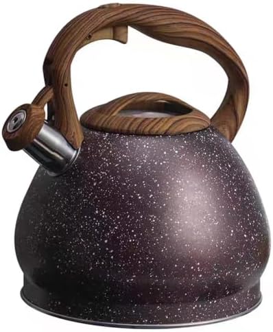 Tea kettle, Stovetop Whistling Tea Kettle 3L Large Capacity Stainless Steel Teakettle for All Stovetops with Ergonomic Handle by Unknown