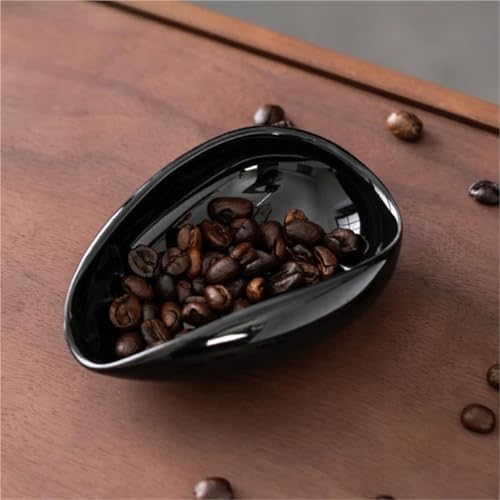 Ceramic Coffee Bean Dosing Cup and Spoon Set Measuring Tray Kit(C) - Image 3
