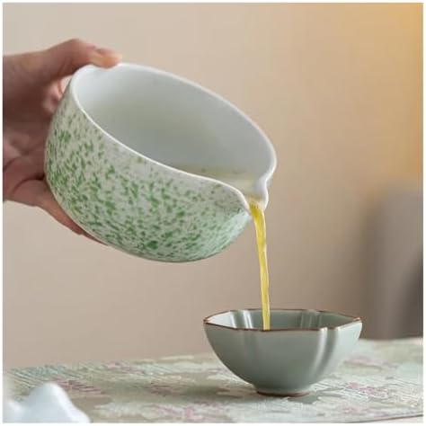 6PCS Matcha Bowl Set Diancha Tools Tea Ceremony Accessories Ceramic Whisk Kit(Blue) - Image 3