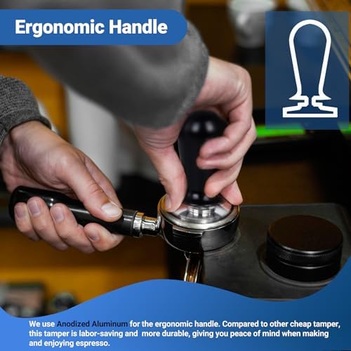 58mm Espresso Tamper and Distributor,Dual Head Coffee Leveler Compatible Portafilter - Image 3