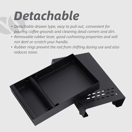 Espresso Knock Box Drawer Stainless Steel Coffee Knock Box for Home Office Cafe Use - Image 4
