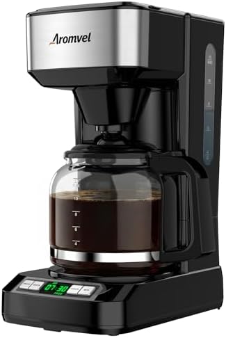 12 Cup Coffee Maker,Large 1.8L Water Tank Drip Coffee Machine by Aromvel