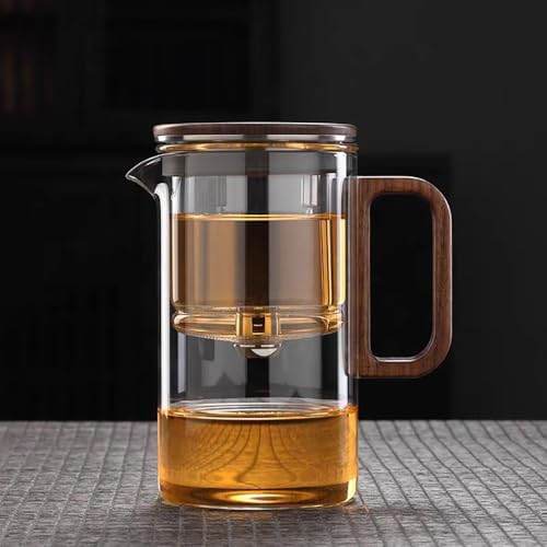 Bonstan Heat-Resistant Glass Teapot with Magnetic Switch, 500ml Tea Infuser Pot with SUS316 Stainless Steel Filter, Versatile Kettle for Loose Leaf Tea - Image 2