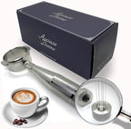 Divine Steel Integrated WDT Portafilter 100% Stainless Steel - Durable, Rust-Resistant, All-Metal Design for Precision Brewing (La Marzocco - Bottomless) by Unknown