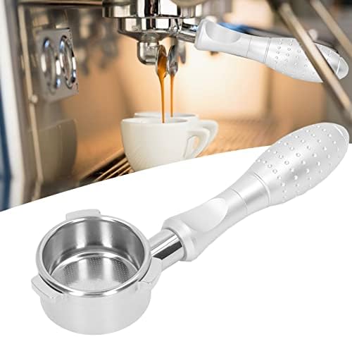 54mm Coffee Bottomless Portafilter for Breville 8 Series (Silver) - Image 4