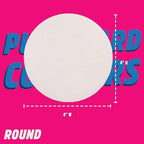 Full-Color 4" Round Pulpboard Coasters for Bars, Restaurants, Cafes - Add Your Custom Logo or Imprint (80 PT, Qty 50) - Image 4