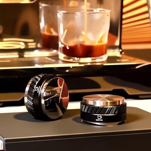 MEION 51mm Coffee Distributor & Tamper, Double-Sided Espresso Distributor for Delonghi CASABREWS and Atatix 51mm Espresso Machines Baskets, Adjustable Depth with Non-Slip Grip & Stainless Steel Base - Image 2