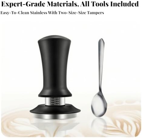 Food-Edible Coffee Tamper Set with Mat, 51MM 22-Piece SET - Image 6