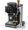 Espresso Machine with Grinder, 20 Bar Professional Expresso Coffee Machines with Milk Frother Steam Wand, Espresso Maker with 60oz Removable Water Tank, Cappuccino & Latte Machine for Home (Dark-Pro) by CUSIMAX