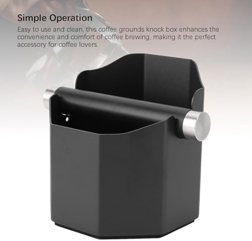 Stainless Steel Coffee Ground Knock Box, Compact Coffee Knock Box for Home Kitchen Countertop, Durable Bin with Quiet Design for Espresso Machine Accessories - Image 3