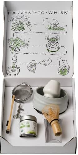 Matcha Kari Complete Matcha Whisk Set - Bowl, Sifter & Scoop - Black - Image 3