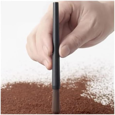 Coffee Powder Cleaning Brush, Hard Bristle Plastic Handle 14cm - Image 5