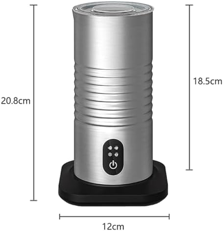Electric Milk Frother, Stainless Steel Hot/Cold Foam Maker, with LED Display, for Latte & Hot Chocolate,for Home & Office - Image 5