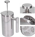 Gavigain French Press Coffee Maker, Stainless Steel French Press Coffee Maker Double Wall Metal Insulation Coffee Press & Tea Brewer for Good Coffee and Tea Home Office (800ml) - Image 5