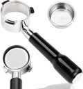 54mm Bottomless Portafilter, Espresso Accessories for Breville Barista Series BES870/878/880 Machines & Sage Barista Espresso Machine, Stainless Steel Filter Basket and Premium ABS Handle (Black) by Unknown