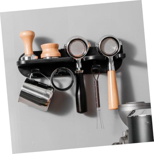 Wall Mounted Espresso Organizer for 51mm Machines, ABS Black - Image 4