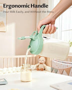 Mason Jar Pitcher Set of 2, 32oz(1quart) Glass Breast Milk Pitcher with Lid - Image 5