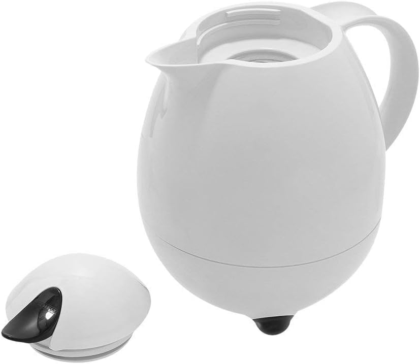 Leifheit 1-Liter Columbus 28300 Insulated Carafe, White/black - Image 3