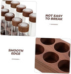 ULTECHNOVO Glass Coffee Bean Canister with Wooden Holder and Airtight Lid - Image 3