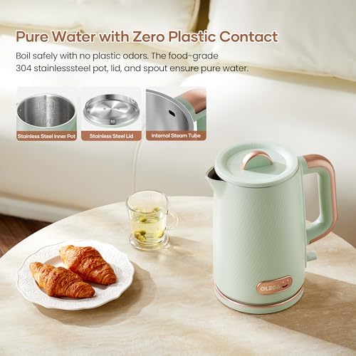 OLEGA Electric Tea Kettle: 1200W Fast Boil Electric Water Kettles 1.5L - Image 3