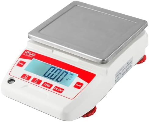 UXILAII Lab Scale 3200g x 0.01g Analytical Balance with 1kg Calibration by UXILAIISCIENTIFICBALANCE