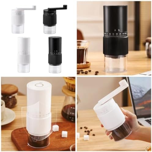 Ergonomic Hand Coffee Grinder with Ceramic Burrs Manual, Black B - Image 2