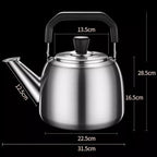 304 Stainless Steel Teapot, Portable Kettle for Stovetop, Stainless Steel Tea Infuser Whistling Kettle, 4/5/6L Cold Water Kettle with Lid and Anti-Scalding Handle,6l - Image 6