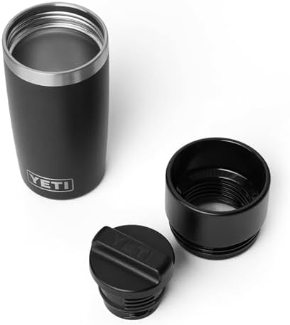 YETI Rambler 12 oz Travel Bottle, Stainless Steel, Vacuum Insulated with Leakproof Commuter Cap, Black - Image 3