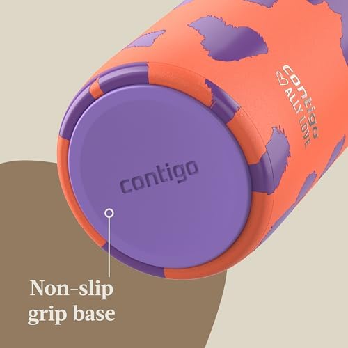 Contigo Streeterville 2.0 Stainless Steel Vacuum-Insulated Tumbler w/Straw, Autoclose Technology, Easy Clean Lid & Straw, Leak-proof Drinking, Keeps Drinks Cold for 20 hours, 24oz., Tangerine - Image 6