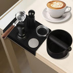 Espresso Accessories,6 PCS Espresso Machine Accessories Kit,Coffee Tamper Tools Set with Espresso Tamper,Coffee Tamping Mat,WDT Distribution Tool,Knock Box,Dosing Funnel and Puck Screen(54mm) - Image 2