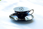 Grace Teaware 6 Assorted Halloween Tea Cup and Saucer Sets - Cat, Raven, Snake, Spider, Ouija Board, Witchy Crystal Ball - Image 5