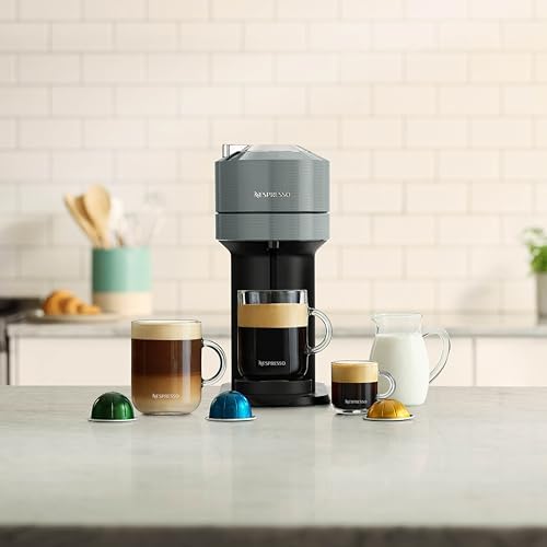 Nespresso Vertuo Next Coffee & Espresso Maker by Breville, Light Grey - Image 2