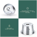 Compatible With Cafissimo，Classic K FEE，Compatible With Tchibo，Machine Machine,Stainless Steel Refillable Reusable Coffee Capsule(2PCS) - Image 3