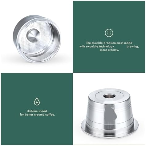 Compatible With Cafissimo，Classic K FEE，Compatible With Tchibo，Machine Machine,Stainless Steel Refillable Reusable Coffee Capsule(2PCS) - Image 3