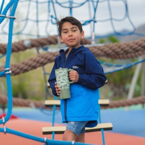 HydroJug Traveler 20oz Kids Insulated Tumbler with Handle, Dinosaur - Image 5