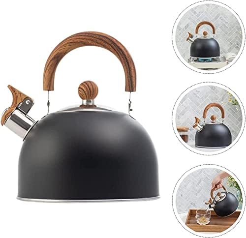 Stovetop Teapot For Home And Restaurant 2.5L Stainless Steel Whistling Tea Kettle For Stove Top Teapot With Spout Cover - Image 4