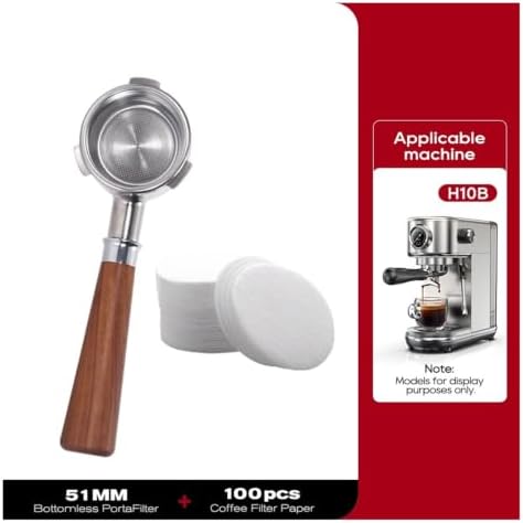 Coffee Bottomless Portafilter 51MM 58MM Filter Basket Espresso Machine Barista Tool H10A H10B H7A H10 Plus(H10B) - Image 2