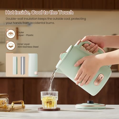 OLEGA Electric Tea Kettle: 1200W Fast Boil Electric Water Kettles 1.5L - Image 5
