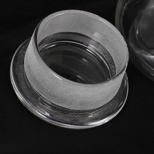 Large Glass Storage Jar with Airtight Sealed Lid Wide Opening Transparent Container for Coffee Beans Cookies Candy Sugar Spice and Pantry Organization - Image 2